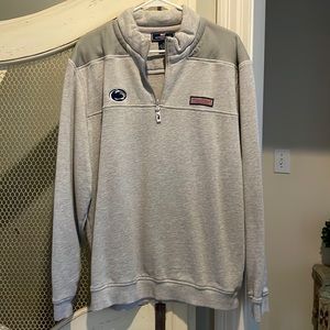 Mens Penn State vineyard vines 1/4 zip sweatshirt